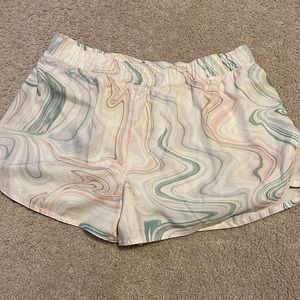 These are athletic comfy work out shorts